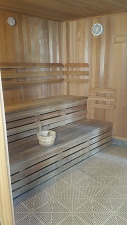 Sauna open every day of the year