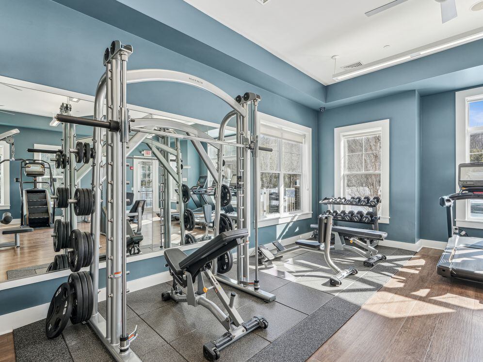 State-of-the-art fitness center with strength equipment