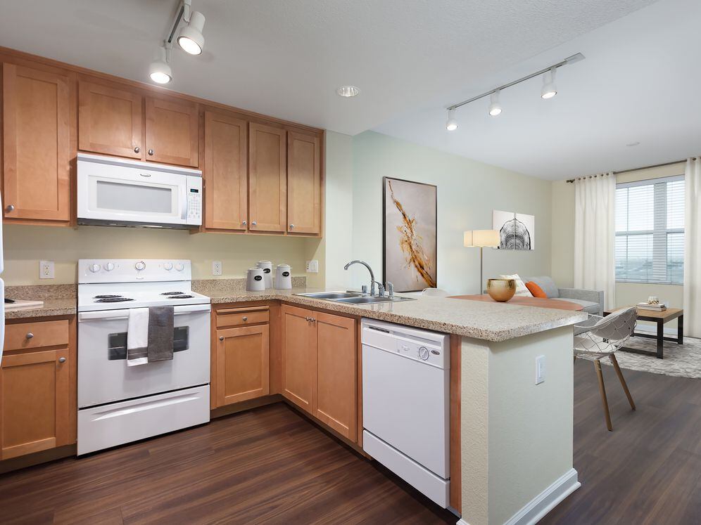 Classic Package Kitchen and dining areas with hard surface flooring