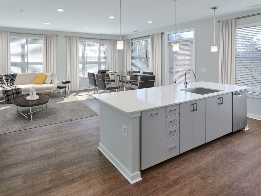 Design Collection I Kitchen with white quartz countertops