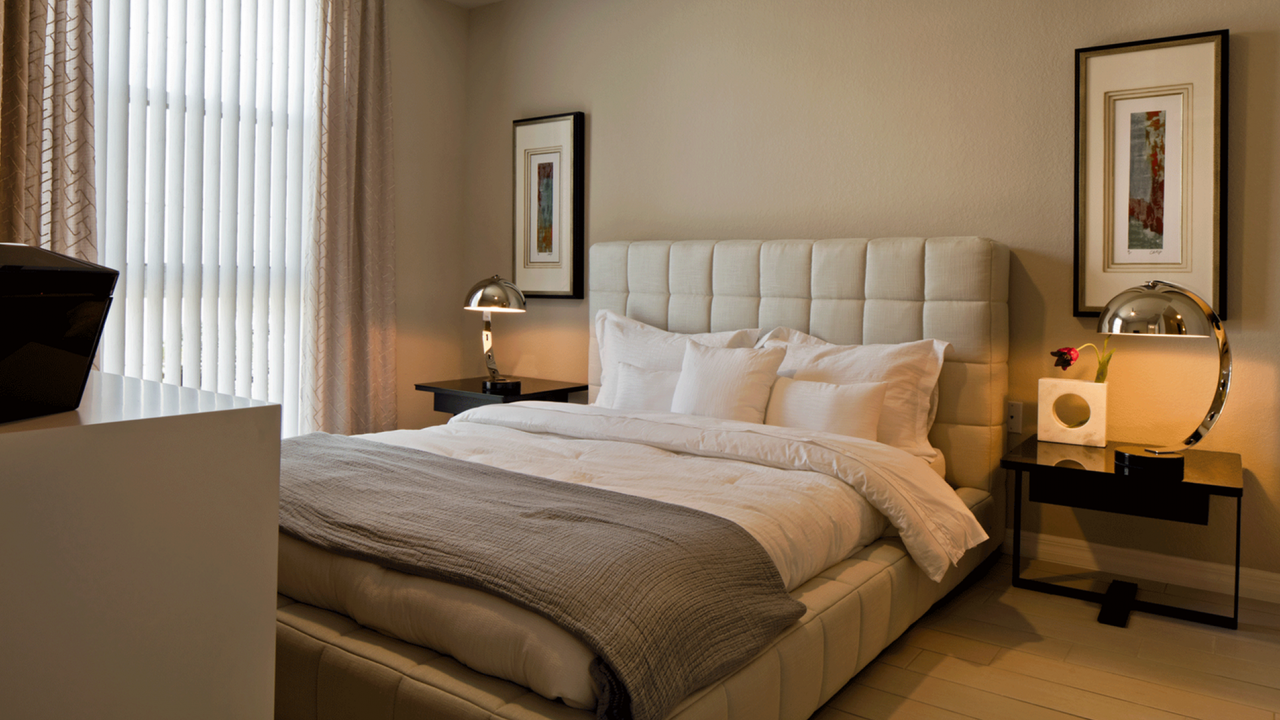 Spacious bedrooms.