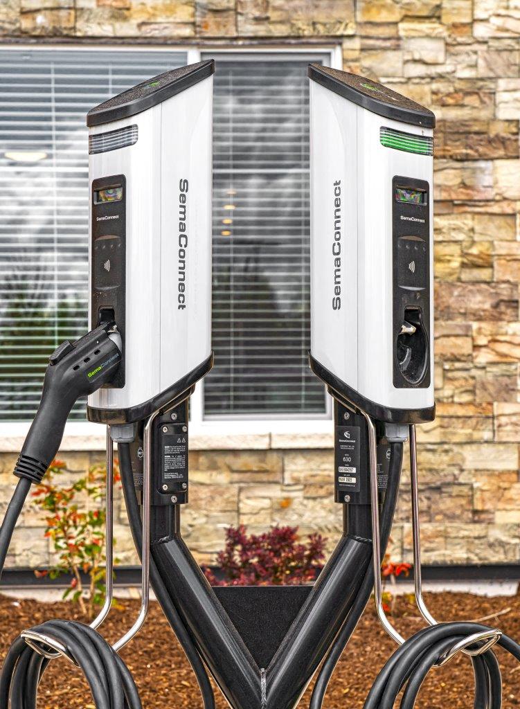 On-site EV charging stations available for residents