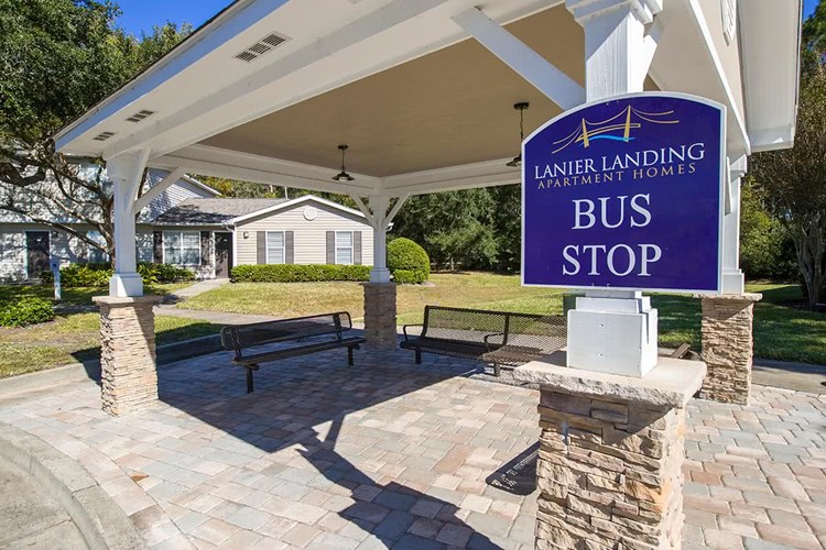 Getting around town is easy as we have a bus stop right on site!