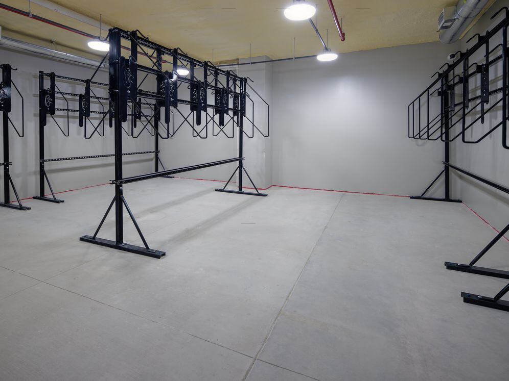 Covered bike storage