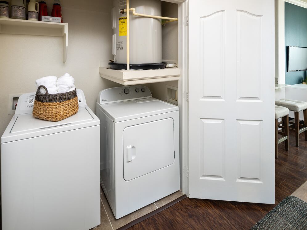 In-unit washer and dryer