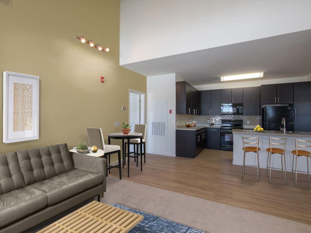 Kitchen and dining area