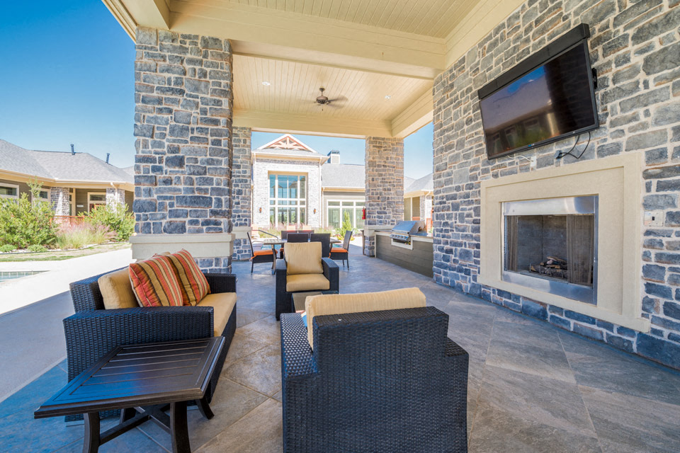 Open Outdoor Grilling Area