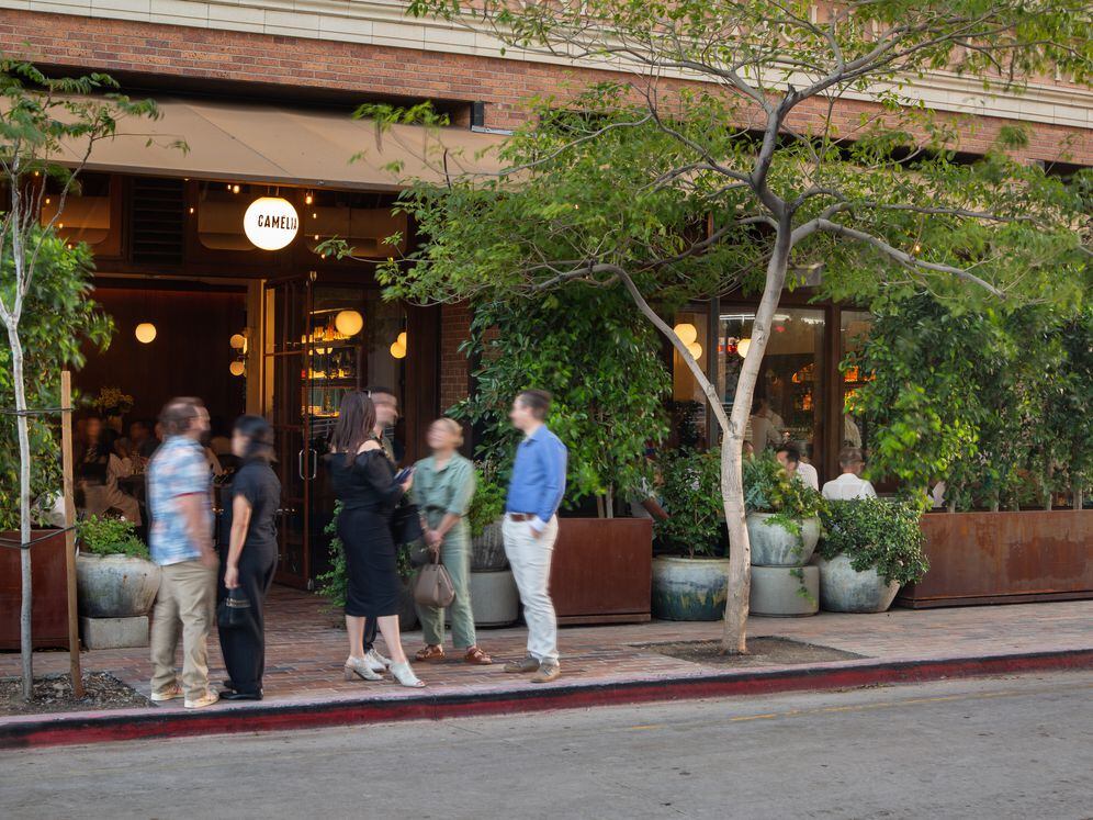 Blocks from several dining options along Mateo St.