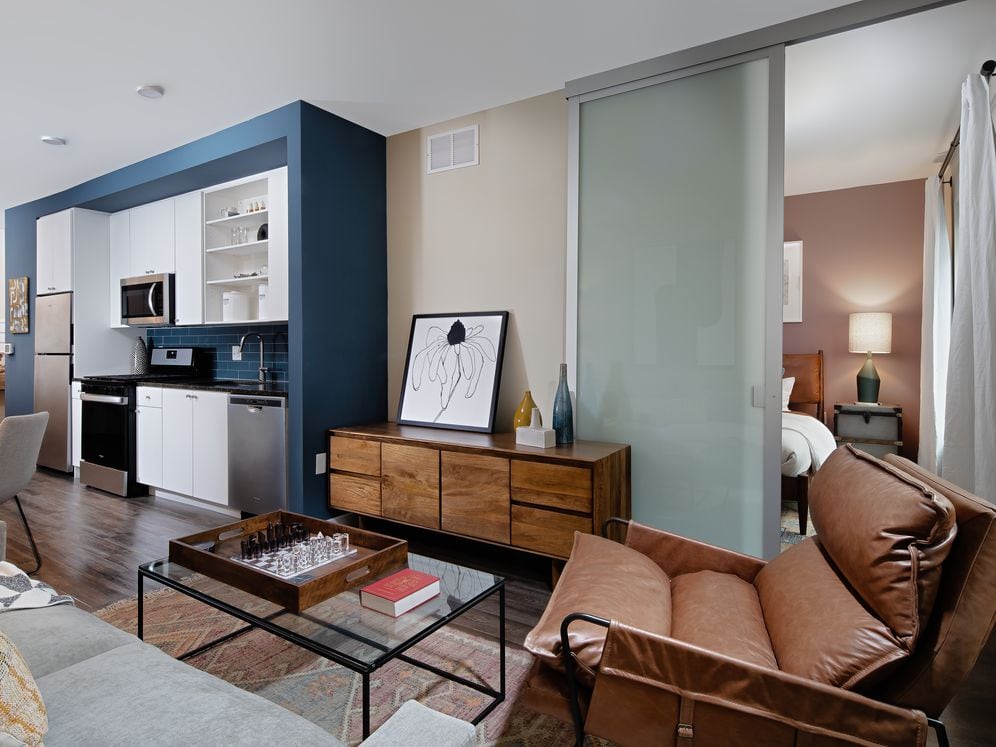 Building 2 Modern Classic Apartment with Sliding Barn Door