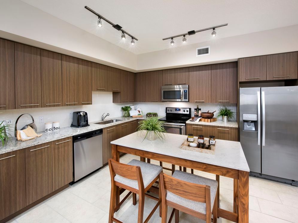 Kitchen and dining area