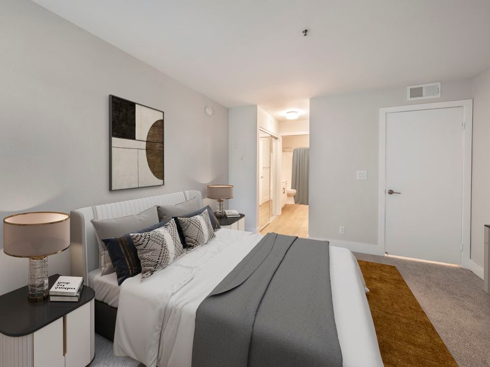 Renovated Package I bedroom with carpet