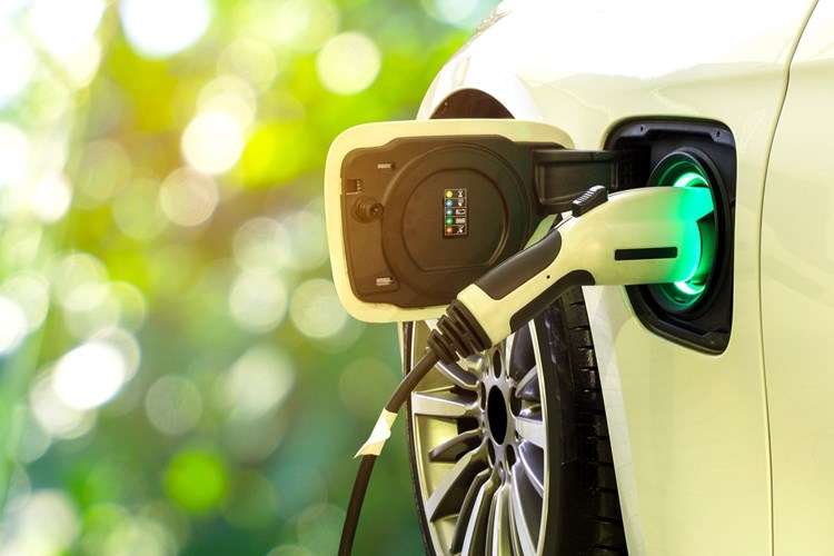 On-site electric vehicle chargers available 