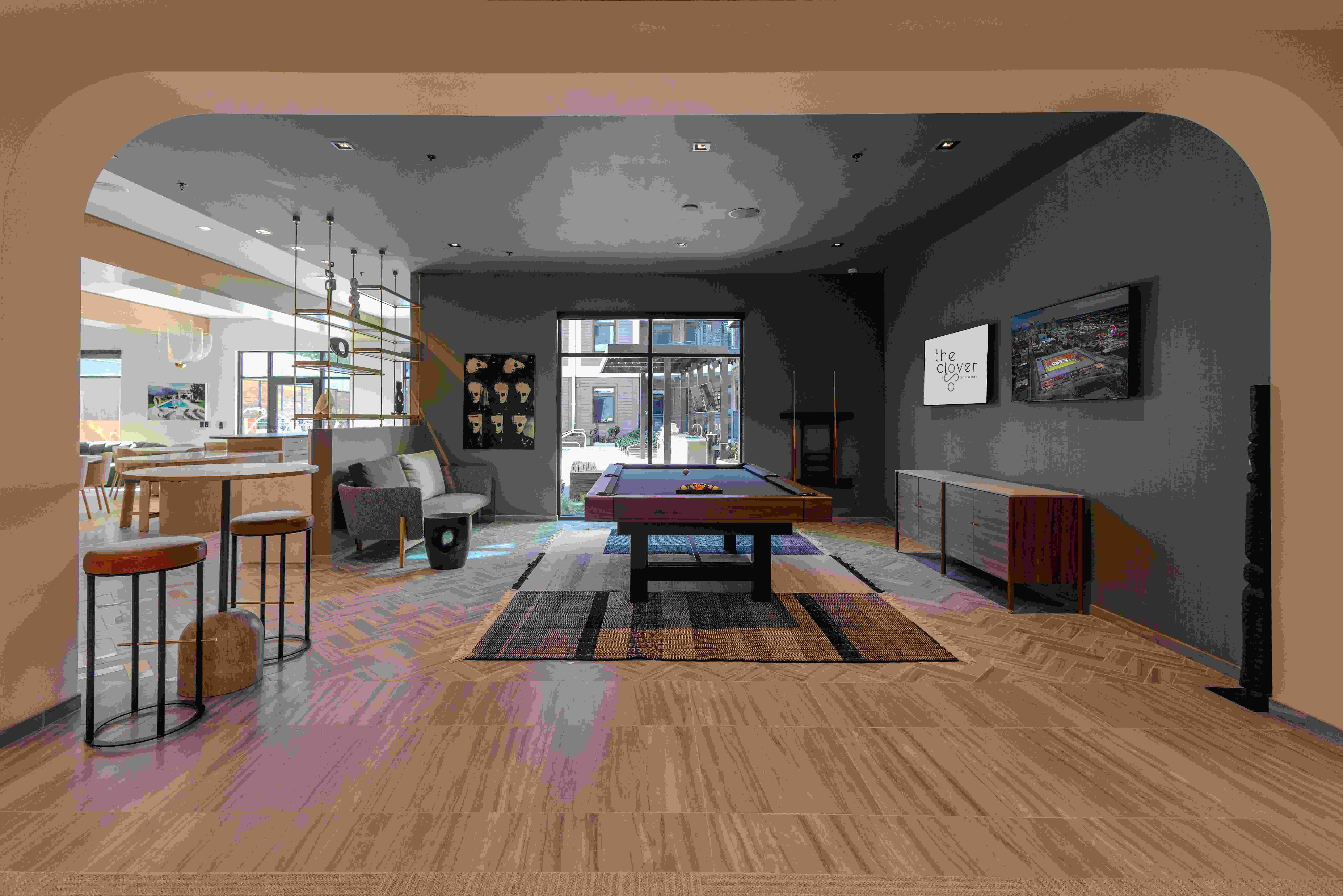 billiards room