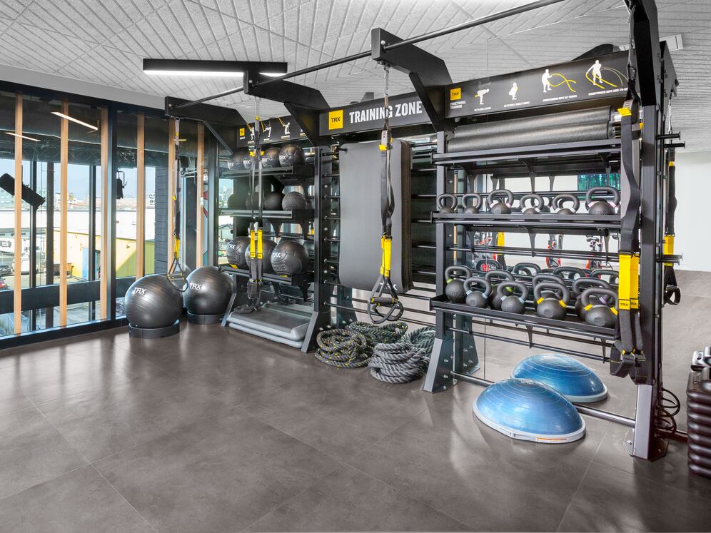 Fully-loaded fitness center