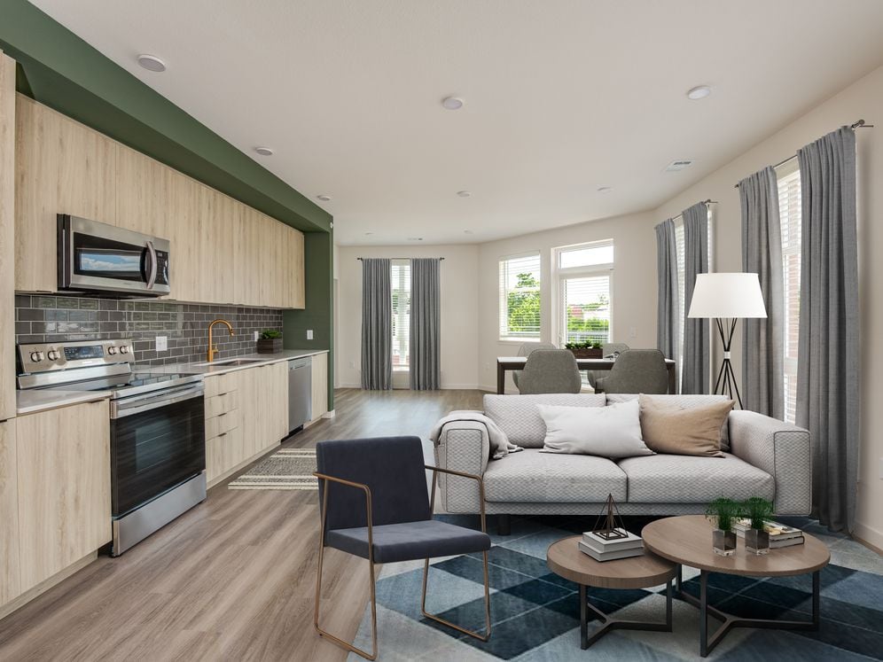 Scheme 2 Kitchen, Living and Dining Areas