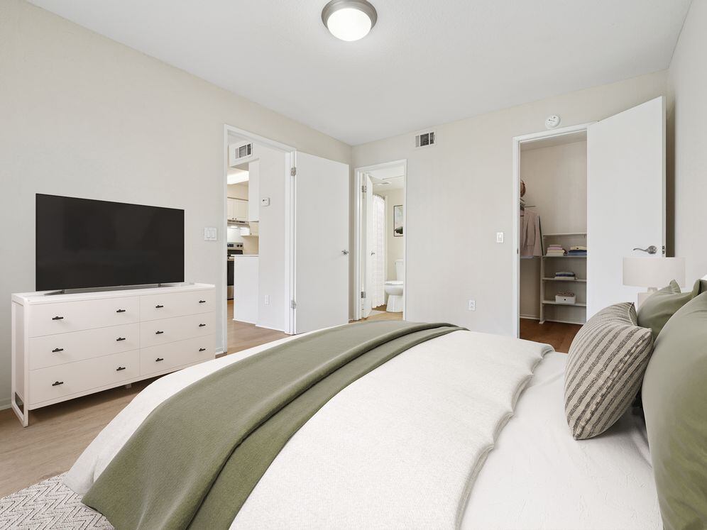 Classic II Collection bedroom with hard surface flooring