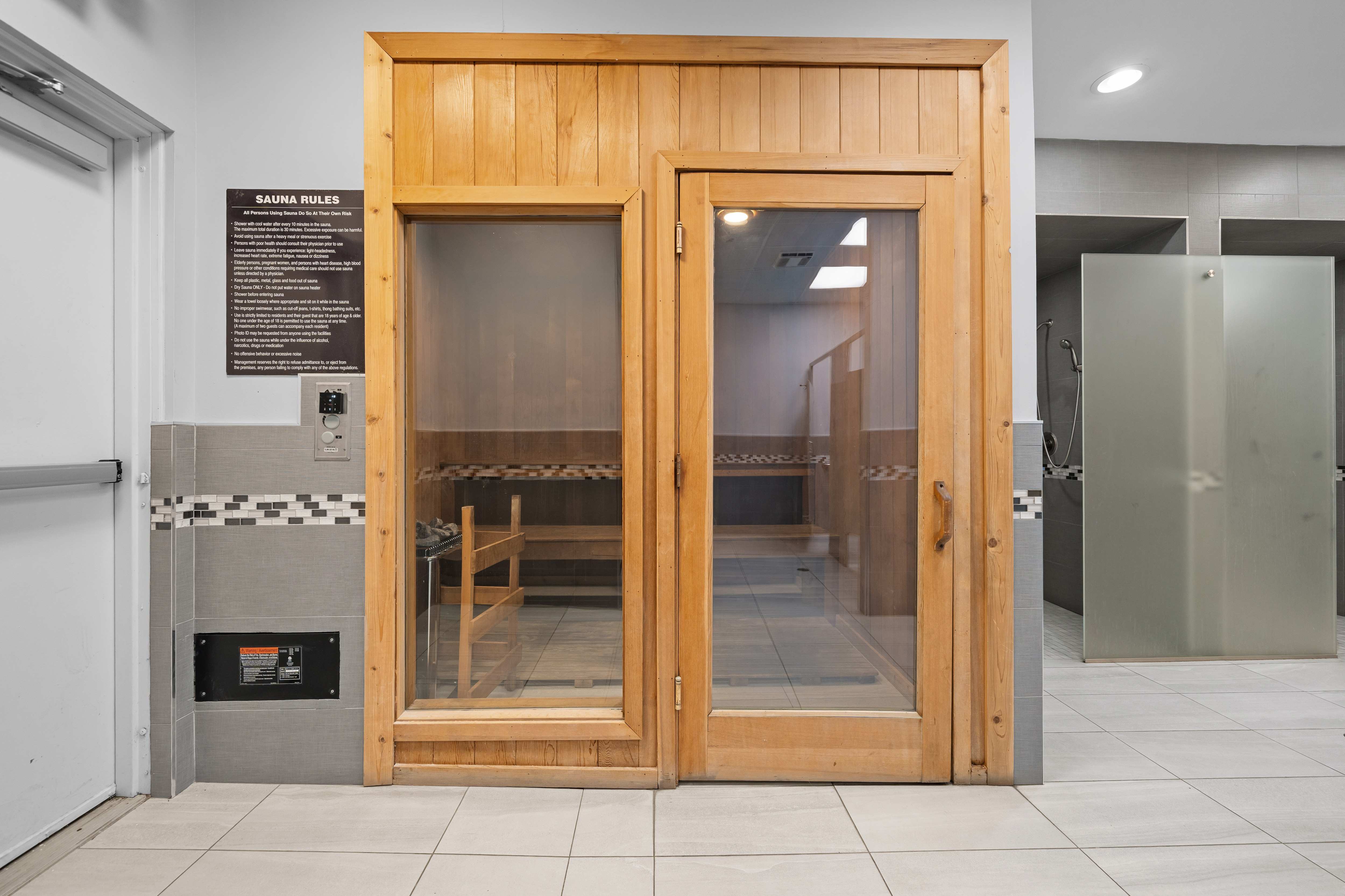Dry Sauna Room at Lakeside Village Apartments in Clinton Township, MI