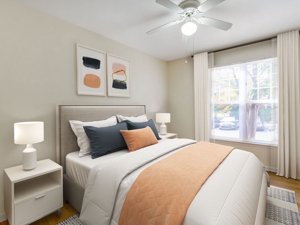 Classic Package II bedroom with hard surface flooring