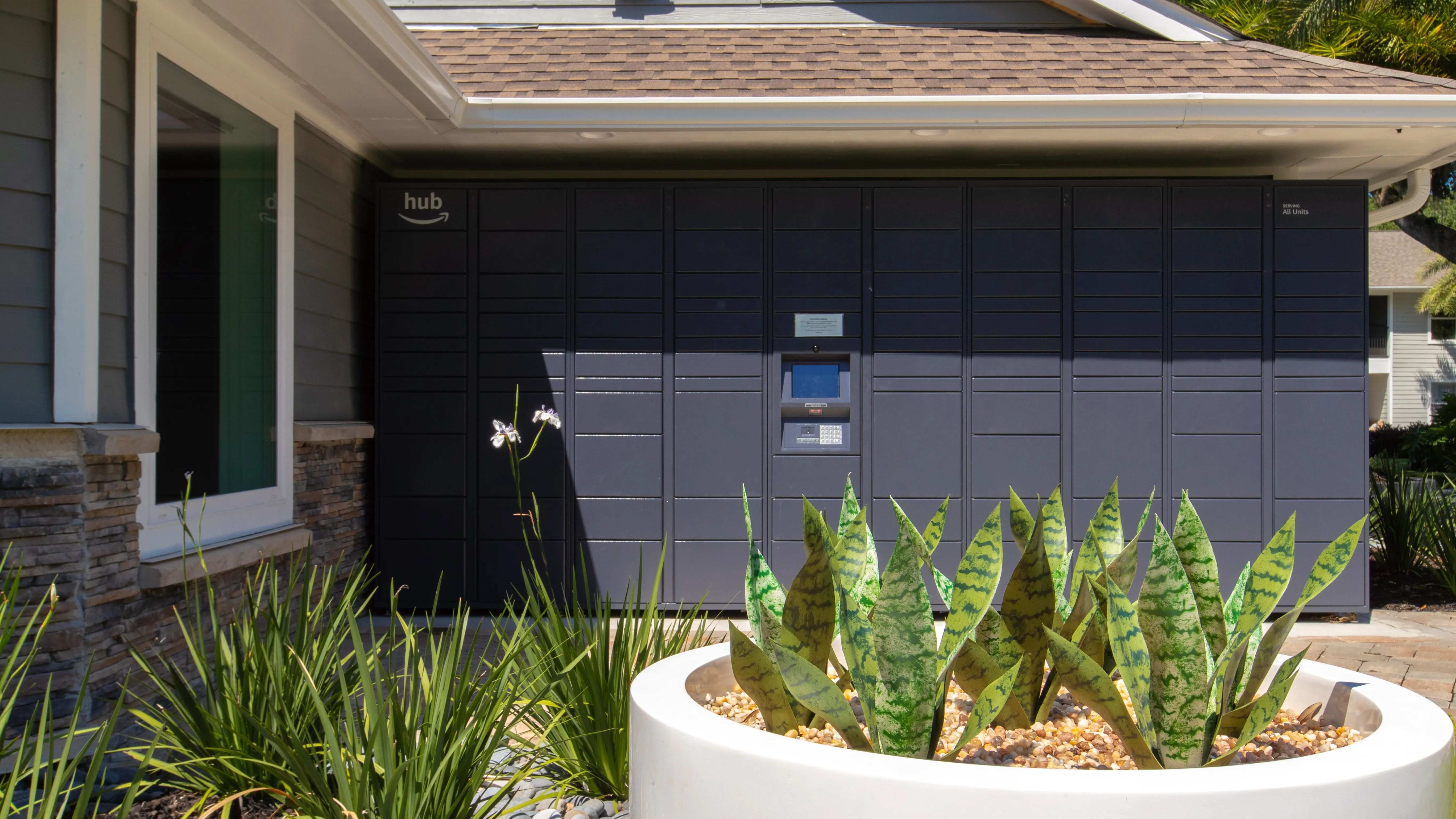 Retrieving your packages just got easier with our Amazon Hub package lockers!