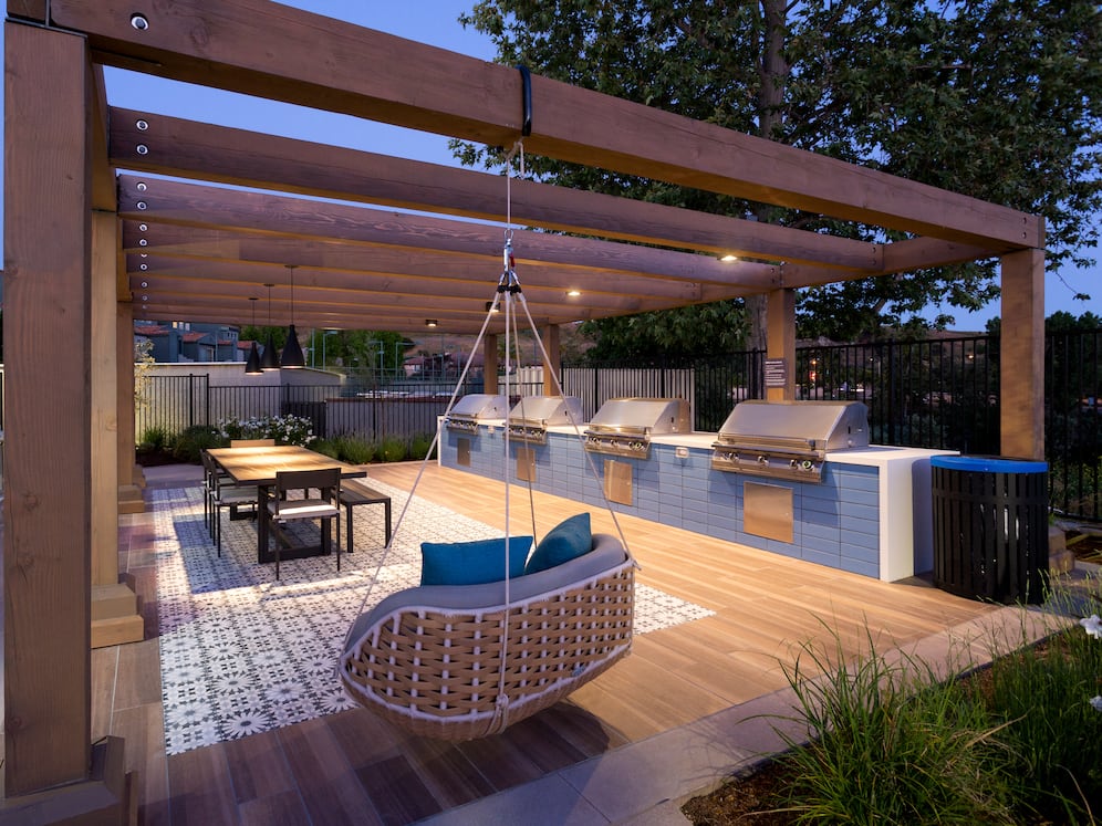 BBQ grill area