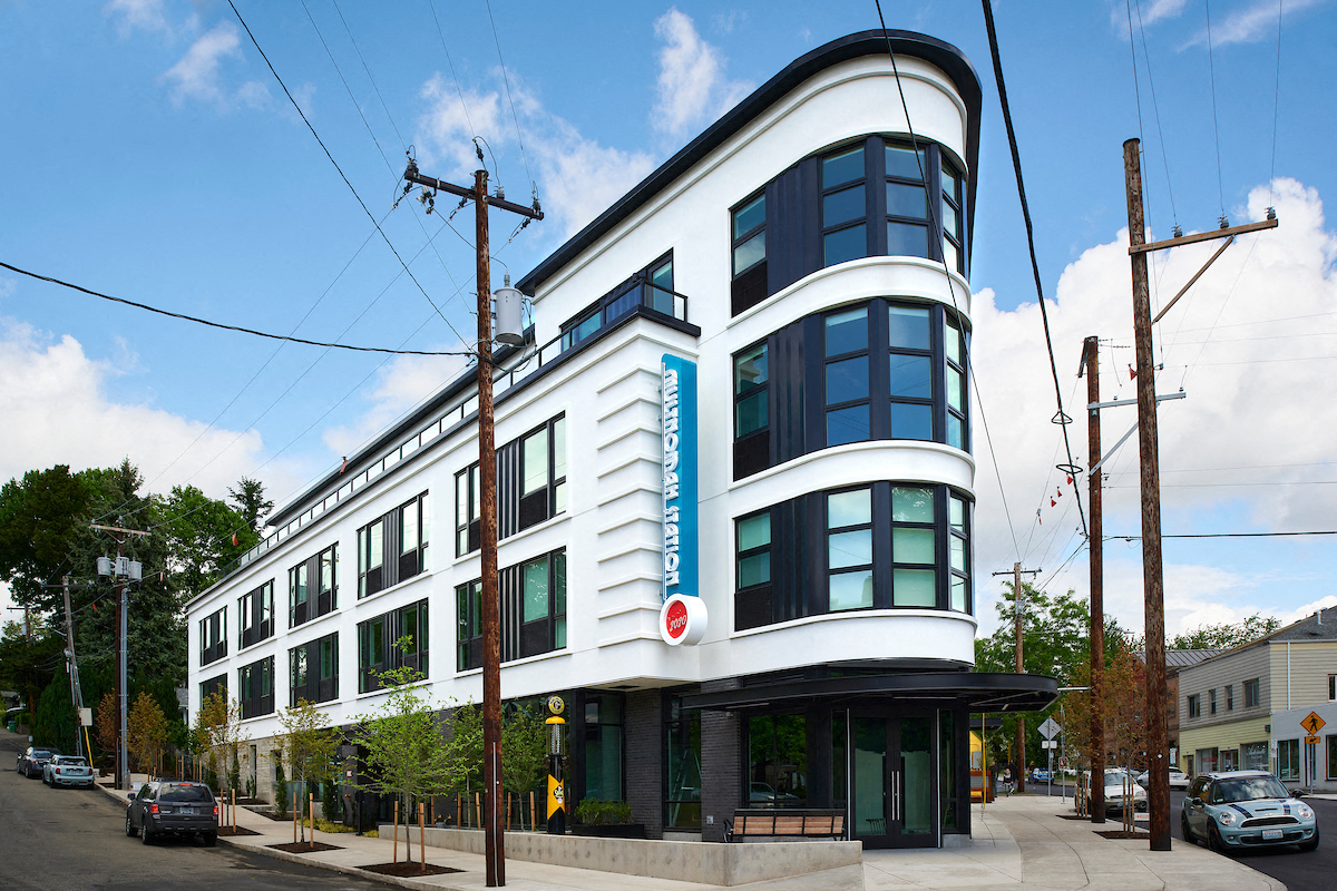 Multnomah Station Apartments building exterior