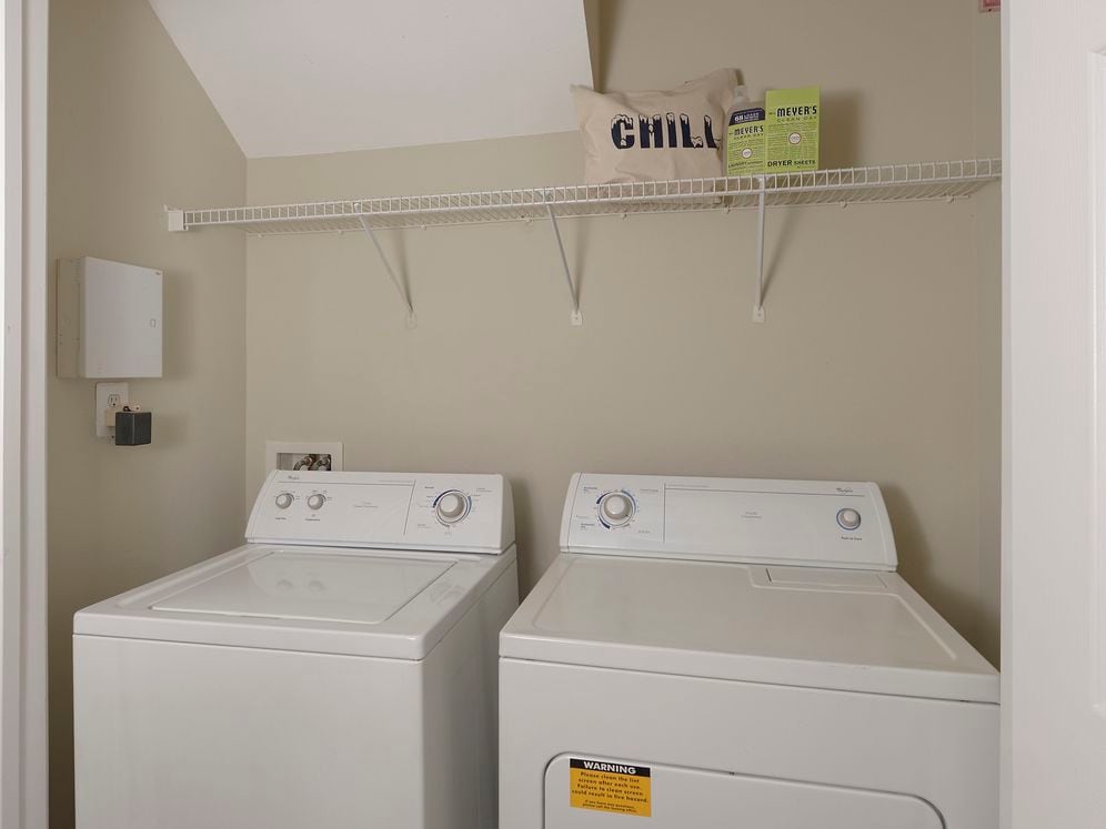 In-unit washer and dryer