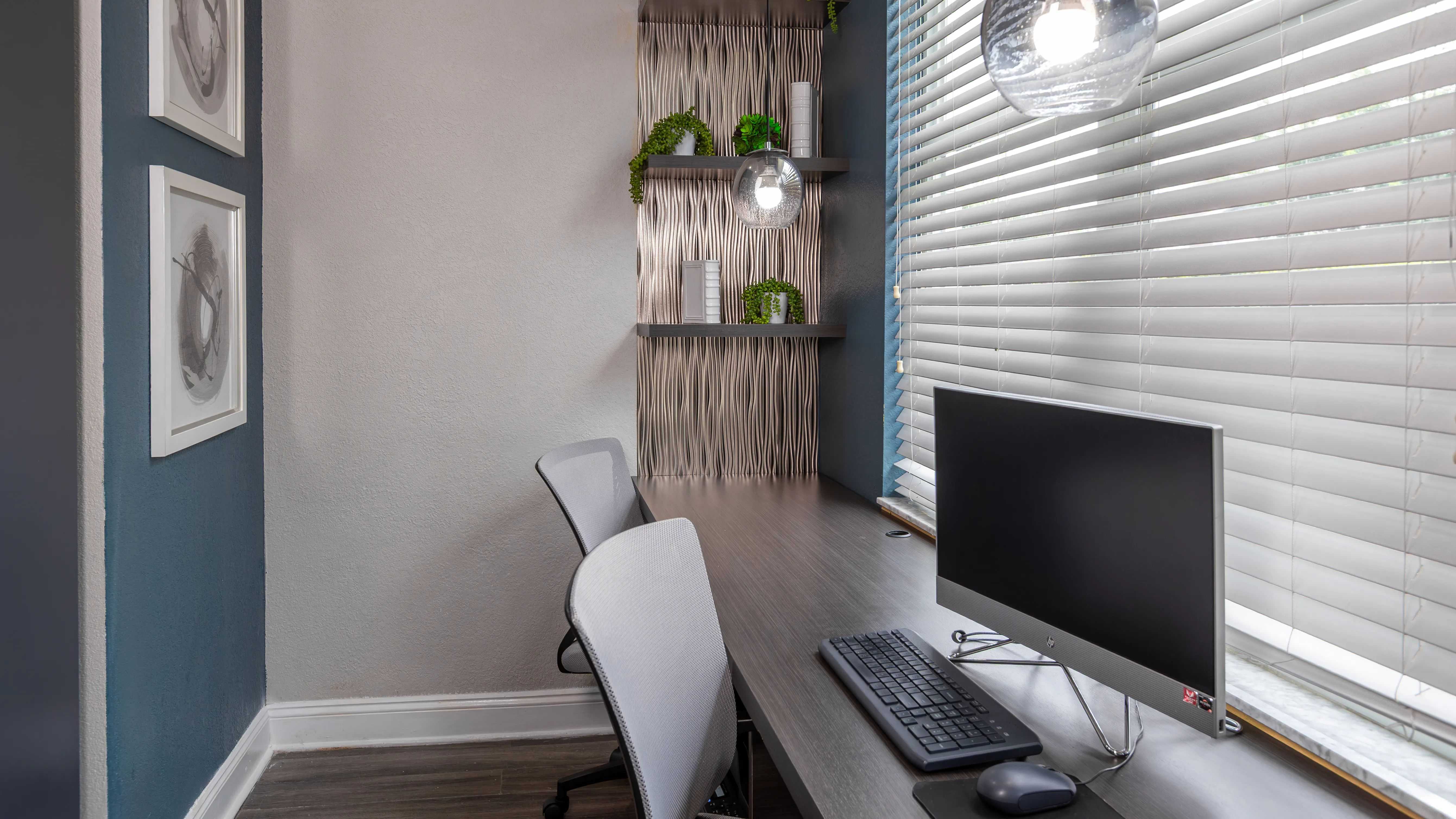 Whether you’re working, studying, or browsing, our business center offers a clean, modern space designed to keep you focused featuring modern workstations and high-speed internet.