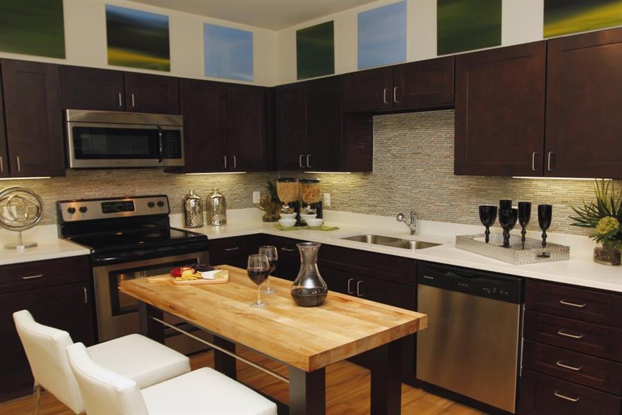 Custom Espresso Cabinetry