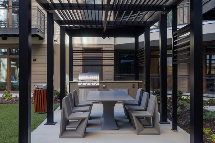 zen garden courtyard