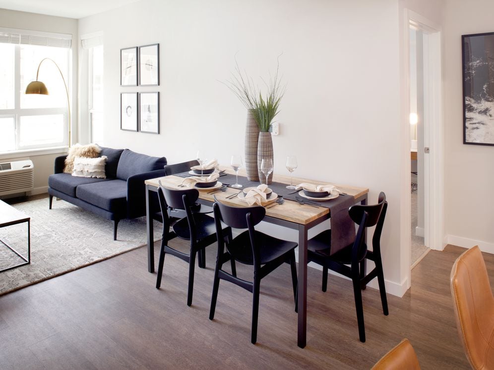 Living and dining area