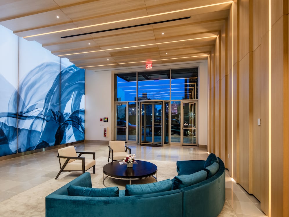 Lobby with common area seating