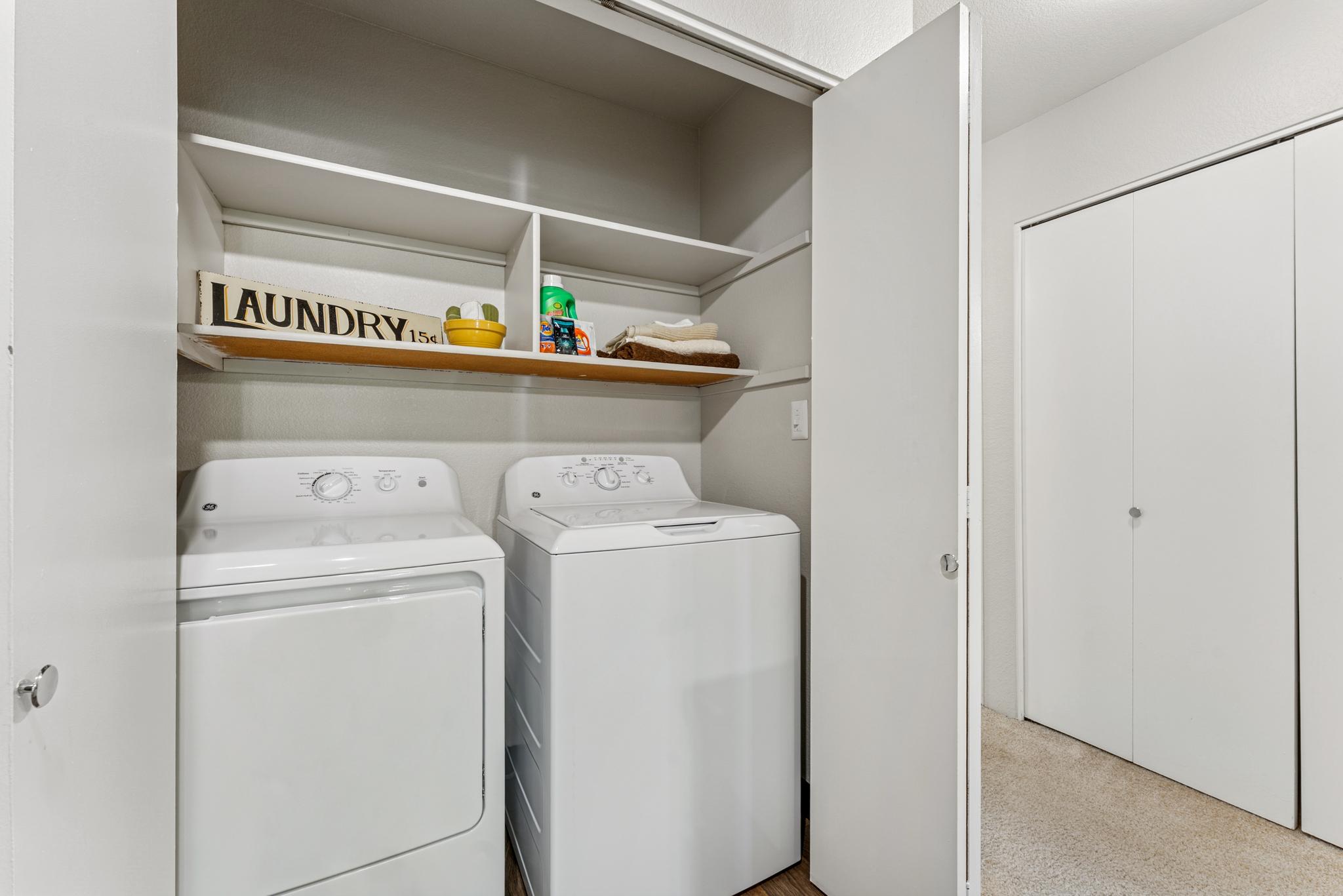 Washer & Dryer | 2-Bedroom | Clermont