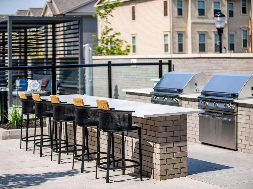 South Building Courtyard with grill station