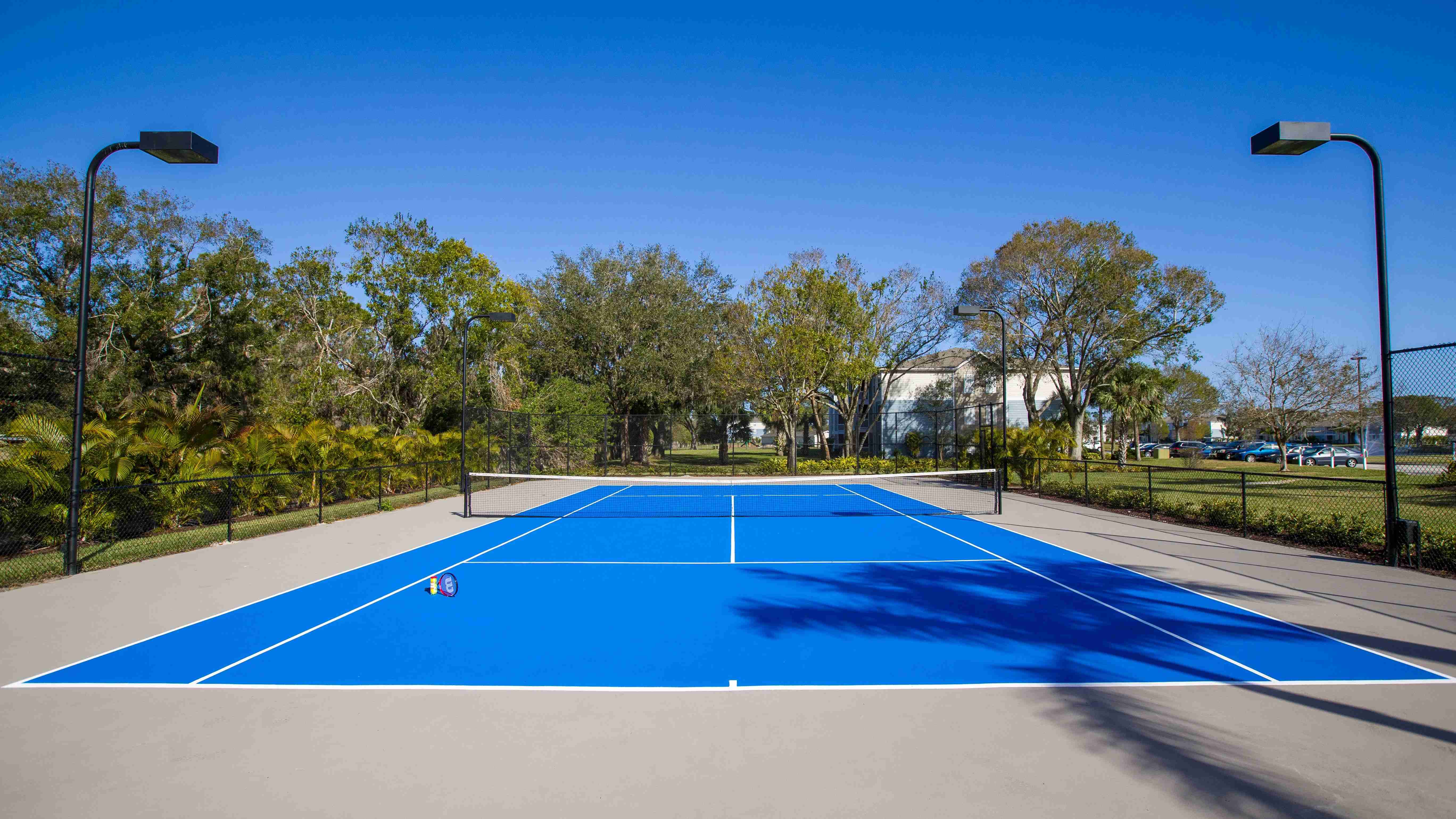 Rally a friend and engage in energetic tennis matches at our on-site tennis court. 