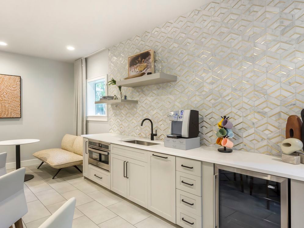 Resident lounge with kitchenette