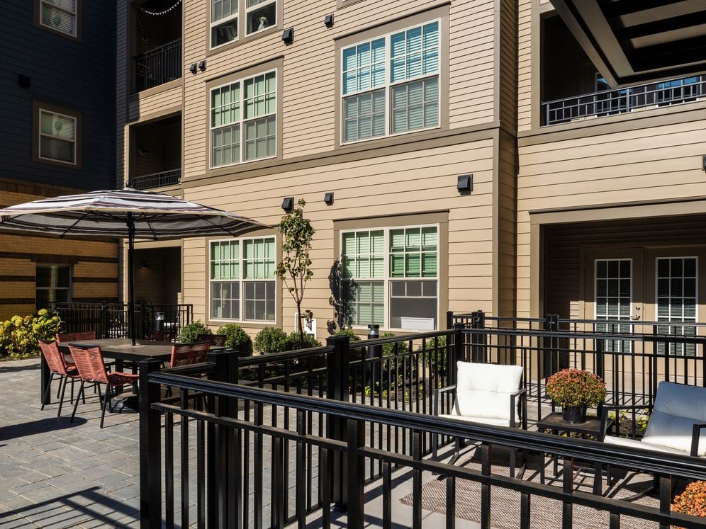 Semi-private courtyards (in select apartments)