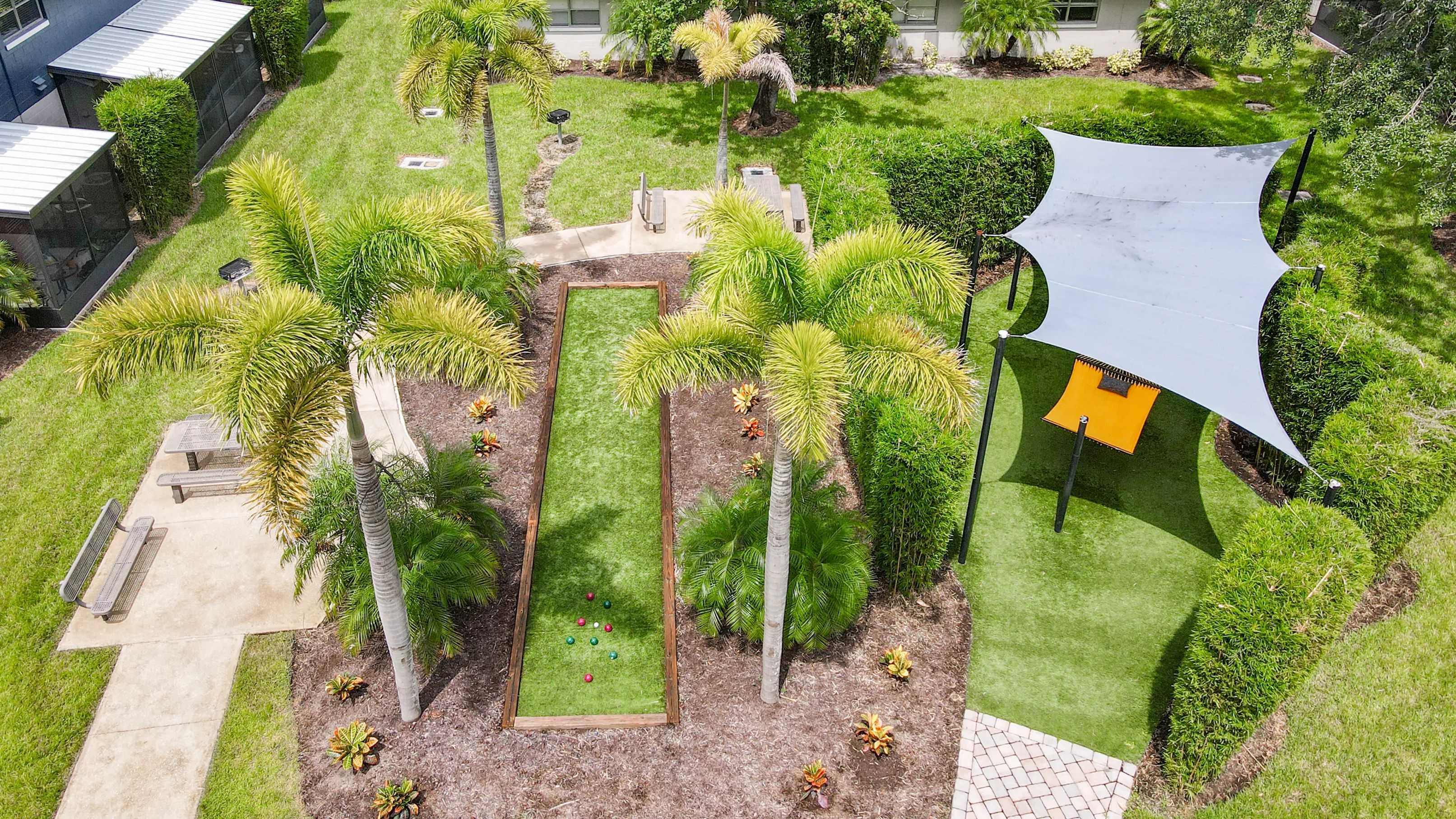 A tropical oasis of fun activities right on property for everyone to enjoy! 