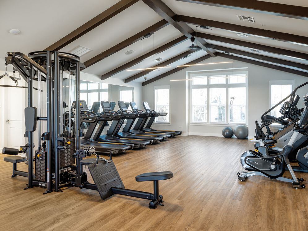 State-of-the-art fitness center with cardio and strength equipment