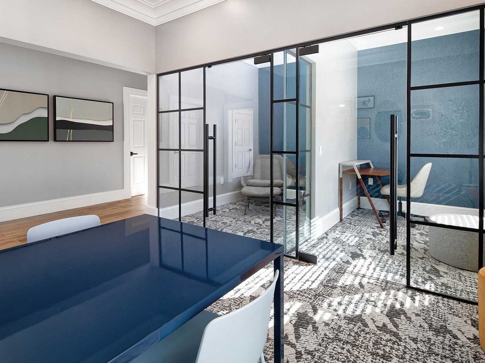 Co-work spaces and conference room