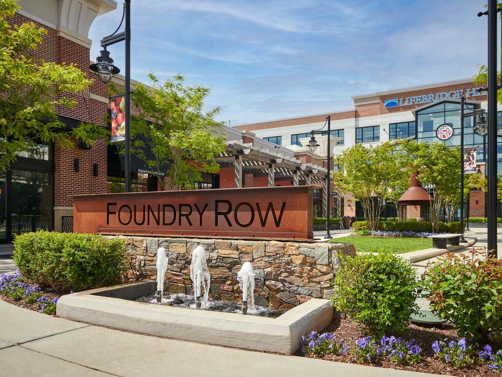 Located within the Foundry Row shopping center