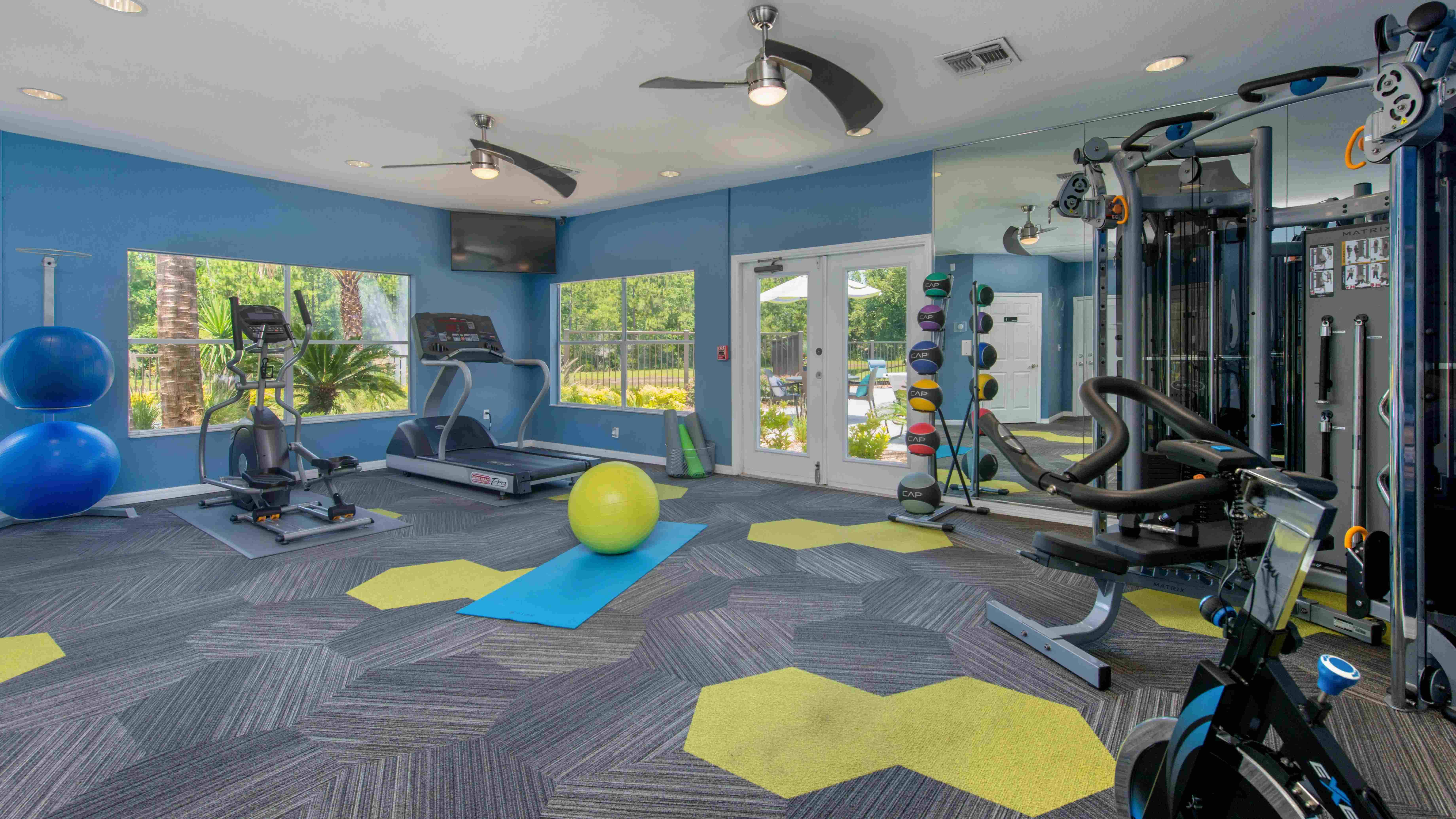 Achieve your fitness goals in our state-of-the-art fitness center.
