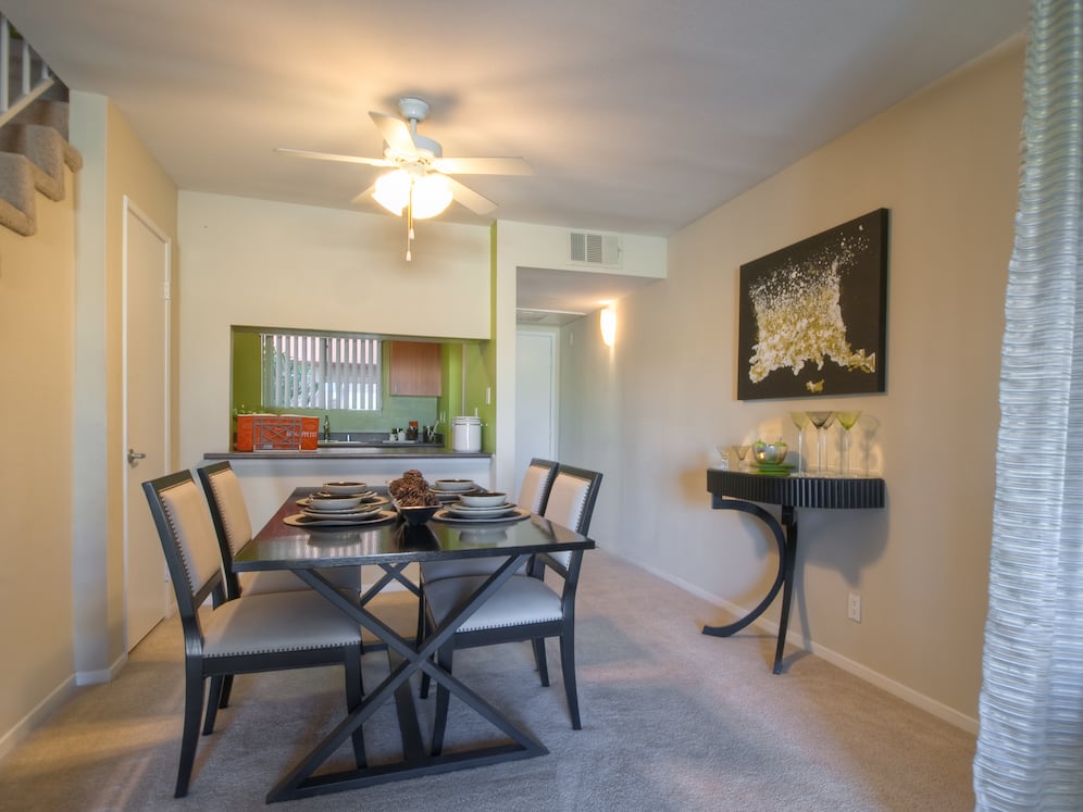Classic Package dining area