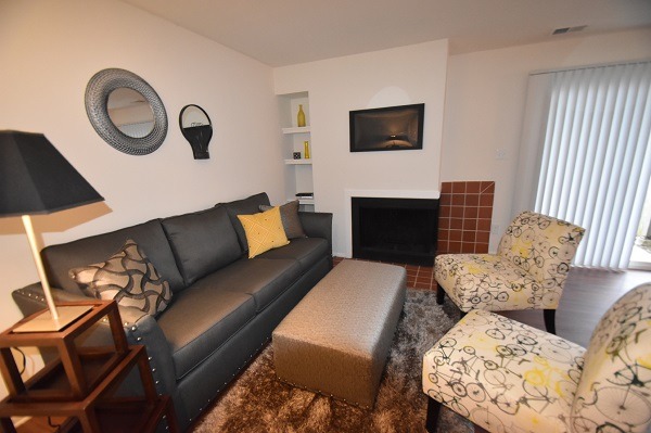 Wood Burning Fireplaces in Select Apartment Homes