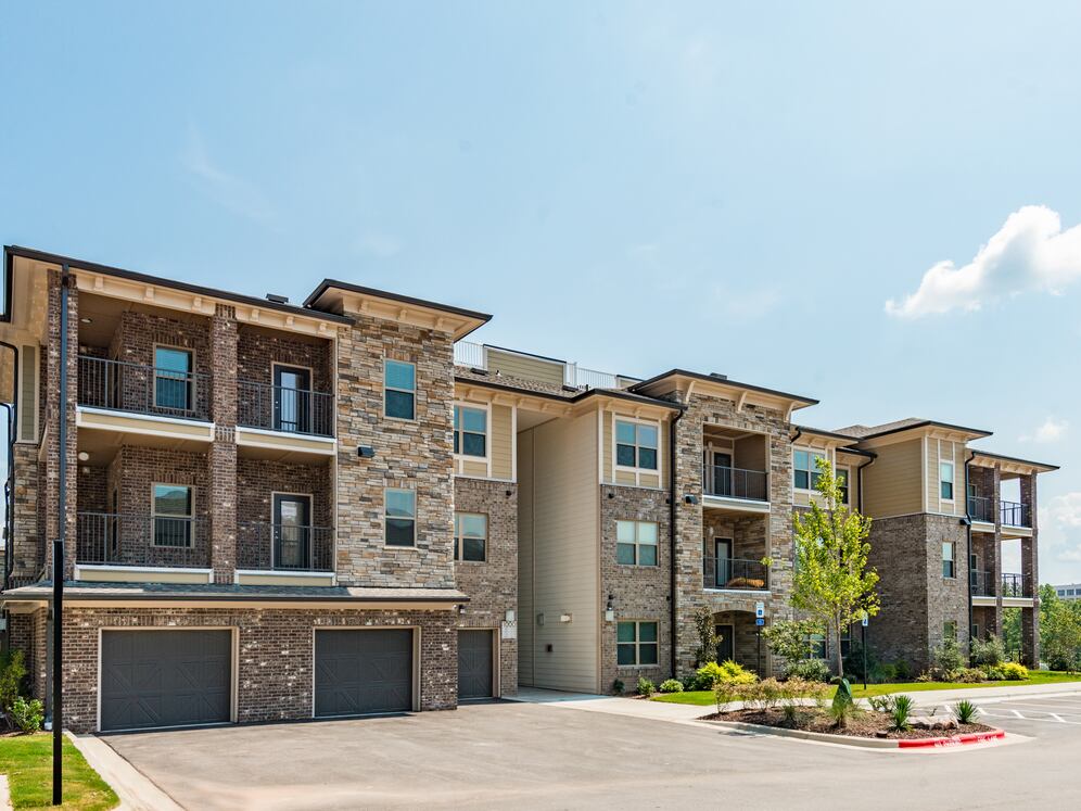 Private parking garages available