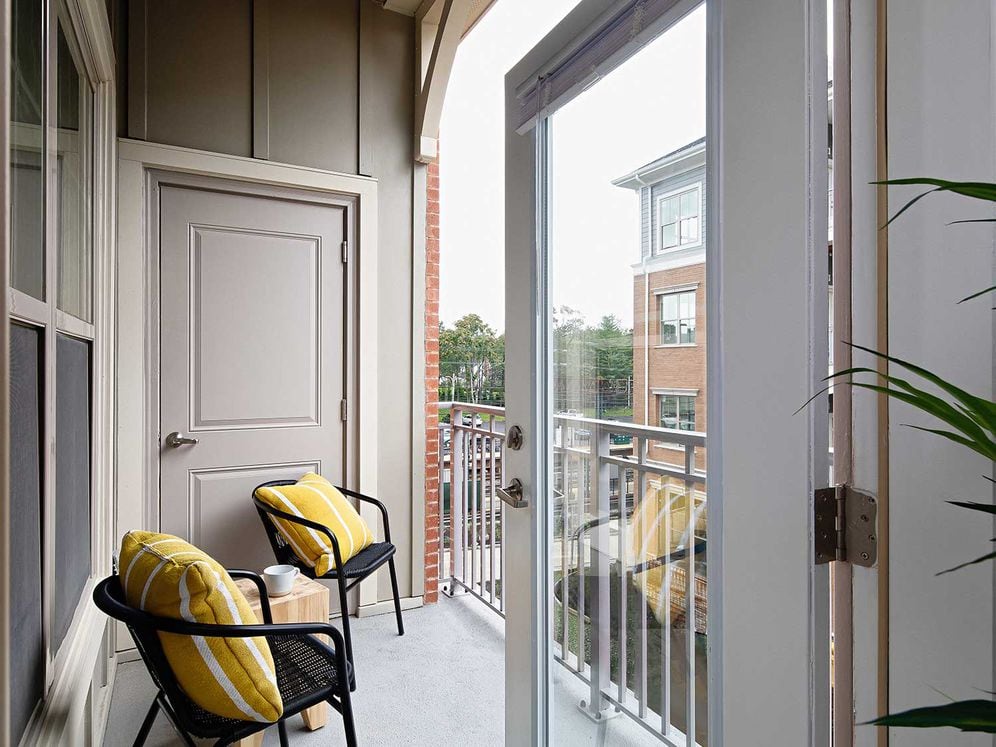 Private balconies in select apartment homes