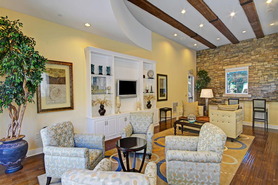 Mix and mingle with friends in the resident lounge