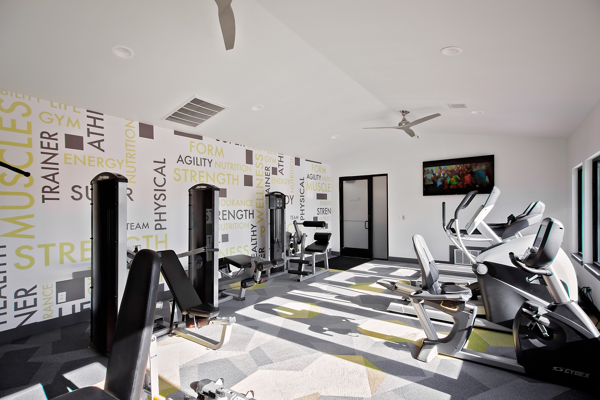 West Valley City, UT Enclave at Redwood apartments fitness center