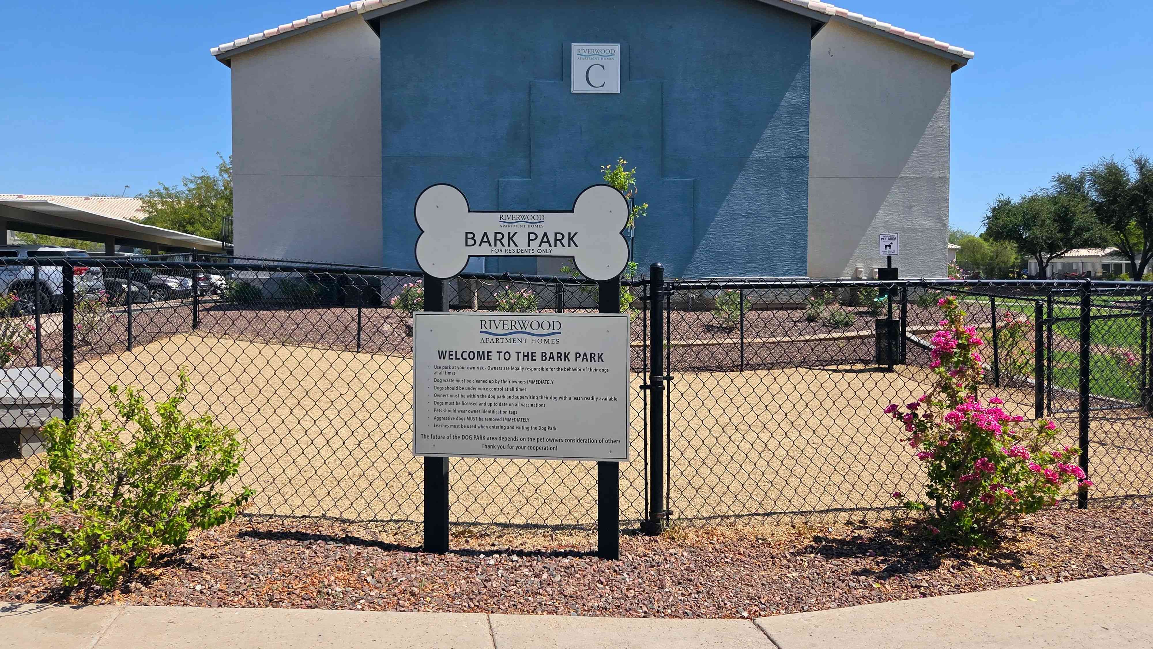 Experience a community designed with pets in mind, featuring an off-leash bark park and fun resident pet events throughout the year.  We also accept large breeds!