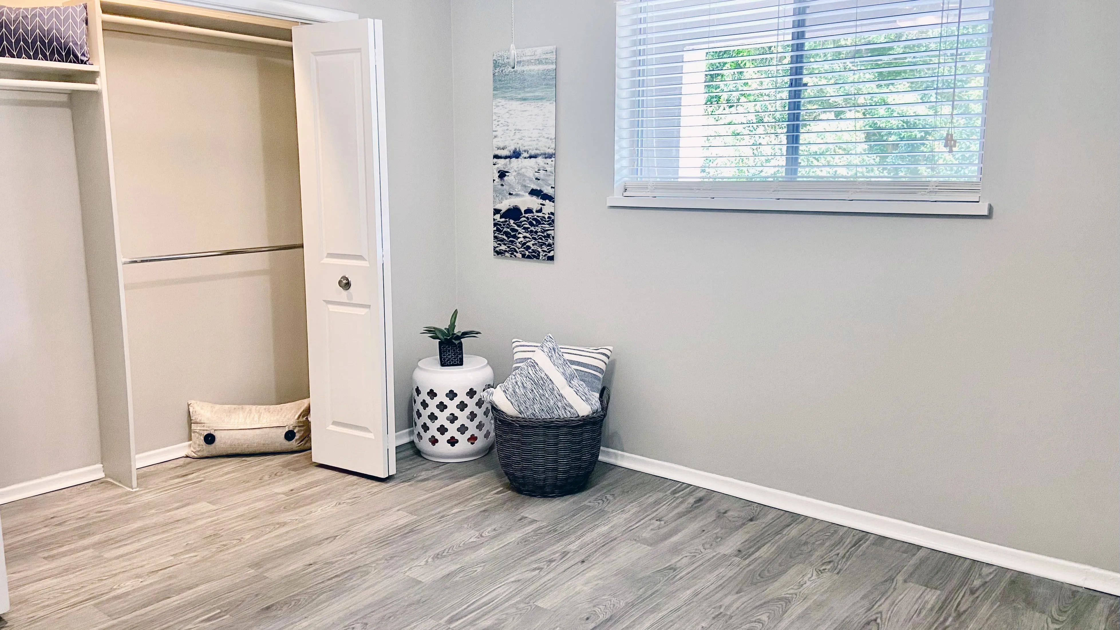 Surrender to dreamy bedrooms adorned with the warmth of wood-style flooring, expansive closets with built-in organizers, and gentle breezes from lighted ceiling fans for the ultimate comfort. 