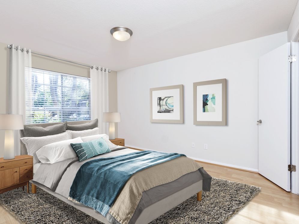 Classic Collection bedroom with hard surface flooring